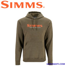 Худи Simms Logo Hoody Military Heather